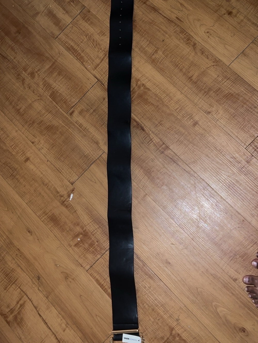 Women Black Leather Belt - Classic Dress Belt